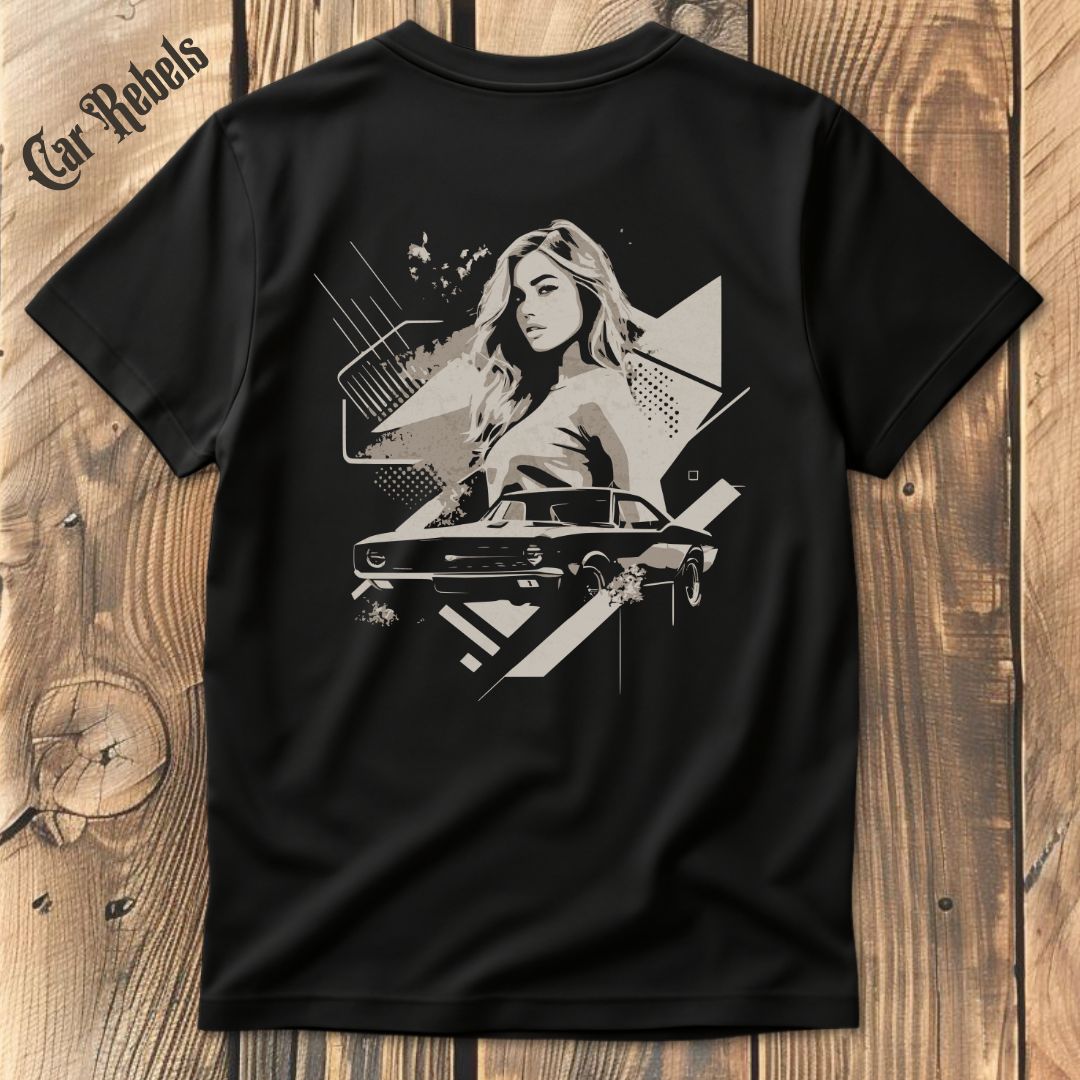 Augenkontakt Grunge T-Shirt Backprint - Car Rebels