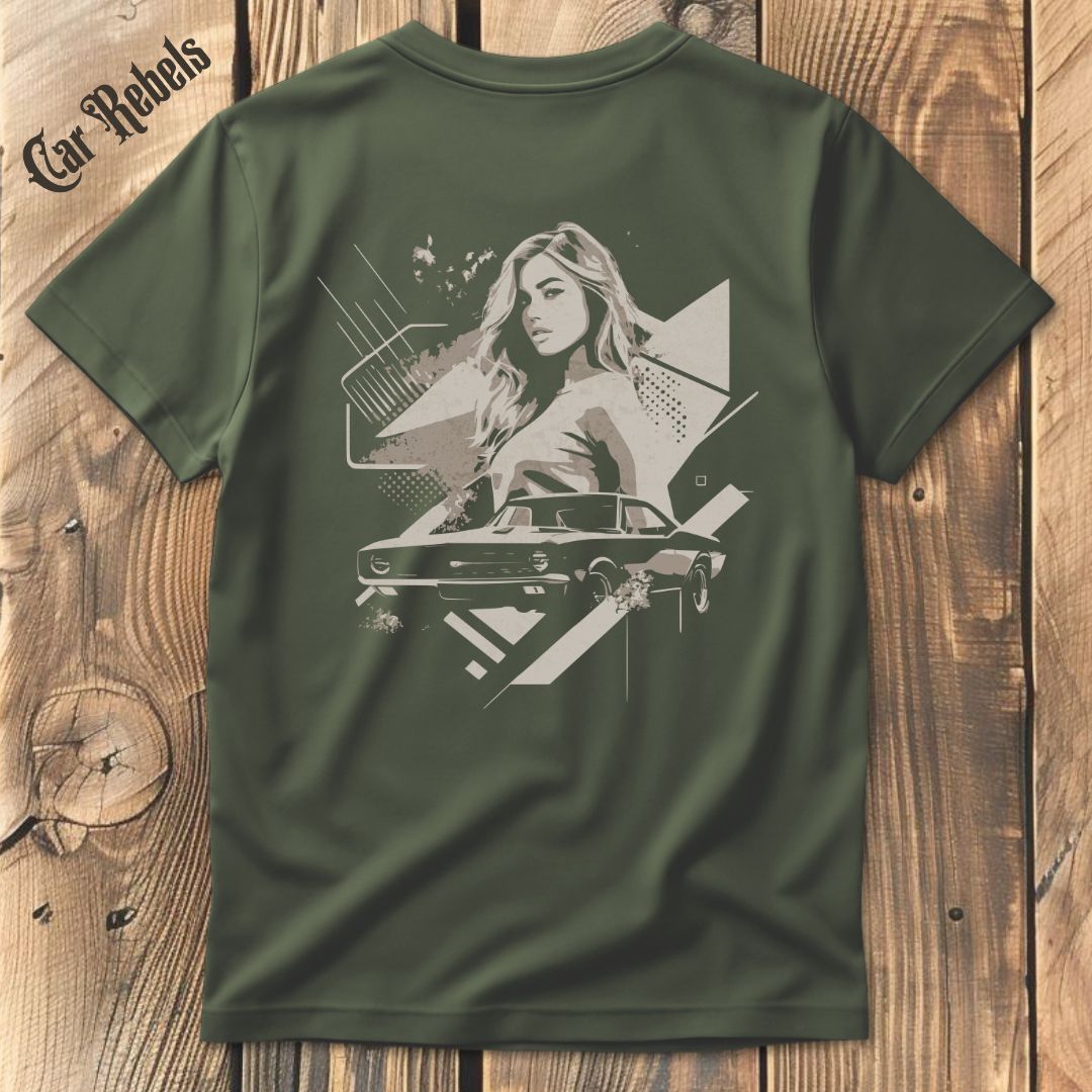 Augenkontakt Grunge T-Shirt Backprint - Car Rebels