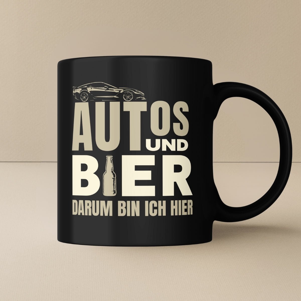 Autos und Bier Tasse - Car Rebels