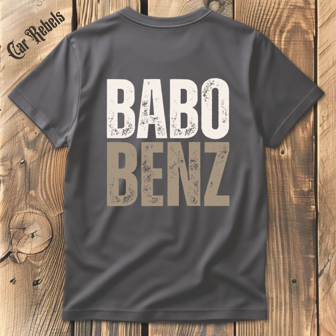 Babo Benz T-Shirt Backprint - Car Rebels