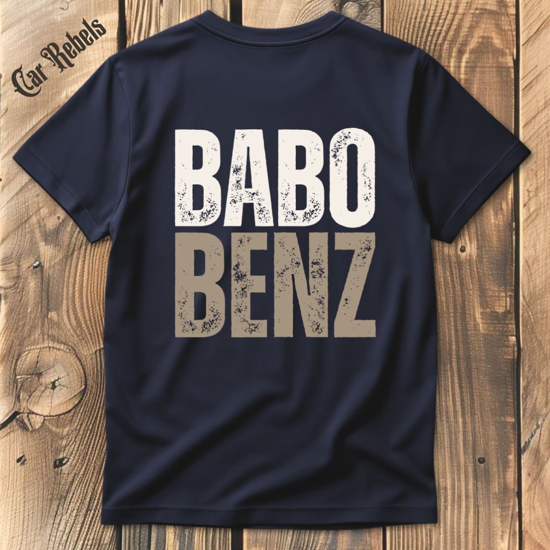 Babo Benz T-Shirt Backprint - Car Rebels