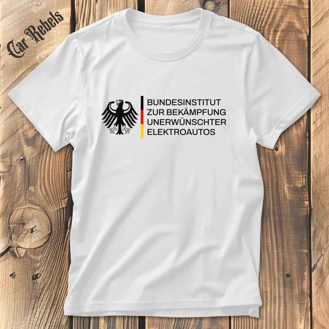 Bundesinstitut E - Auto | Unisex T - Shirt - Car Rebels