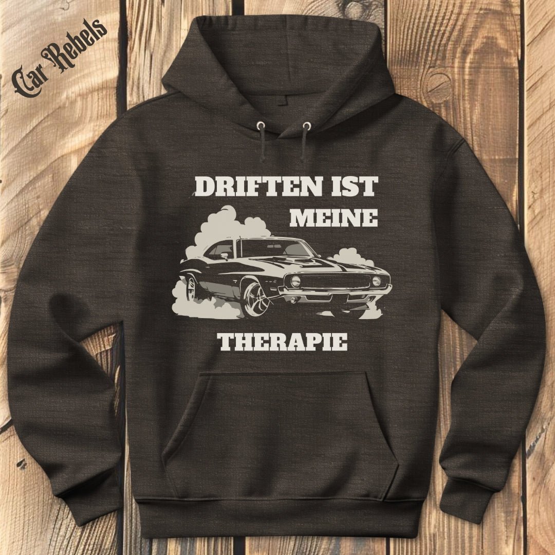 Driften ist meine Therapie Hoodie - Car Rebels