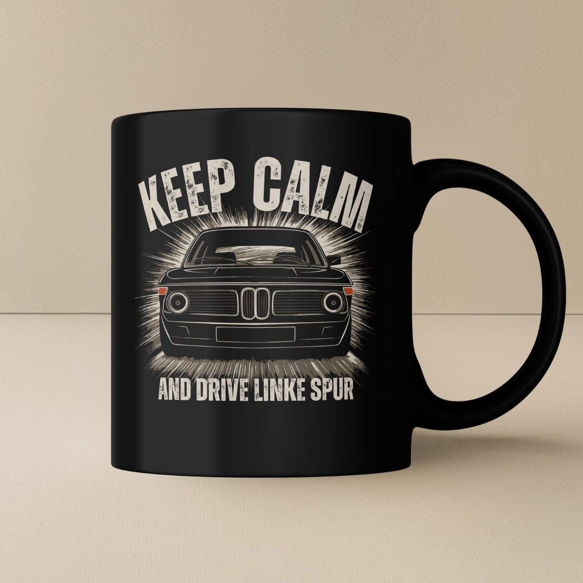 Drive linke Spur BMW Classic e10 Tasse - Car Rebels