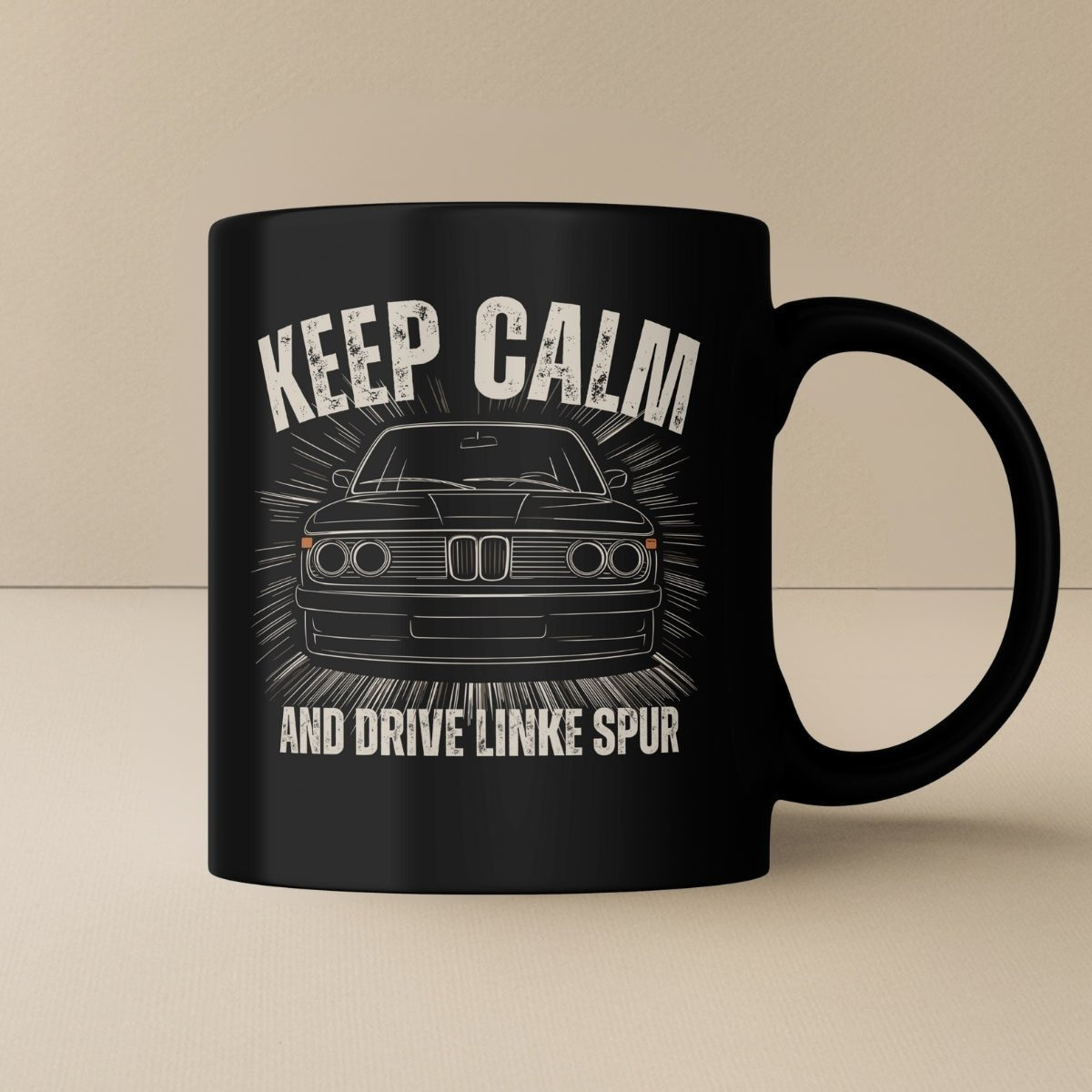 Drive linke Spur BMW Classic e3 Tasse - Car Rebels