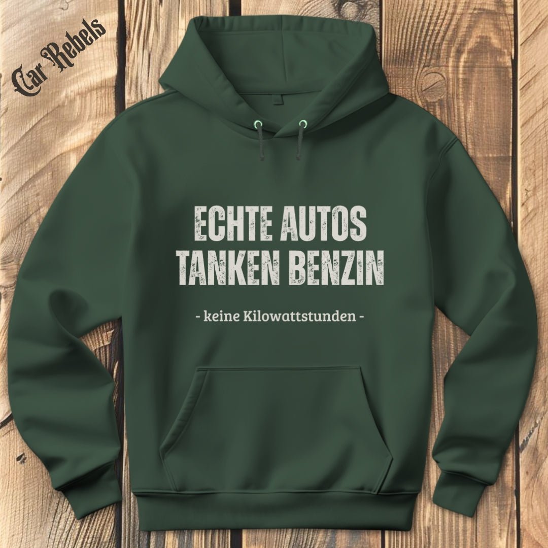 Echte Autos tanken Benzin | Hoodie - Car Rebels