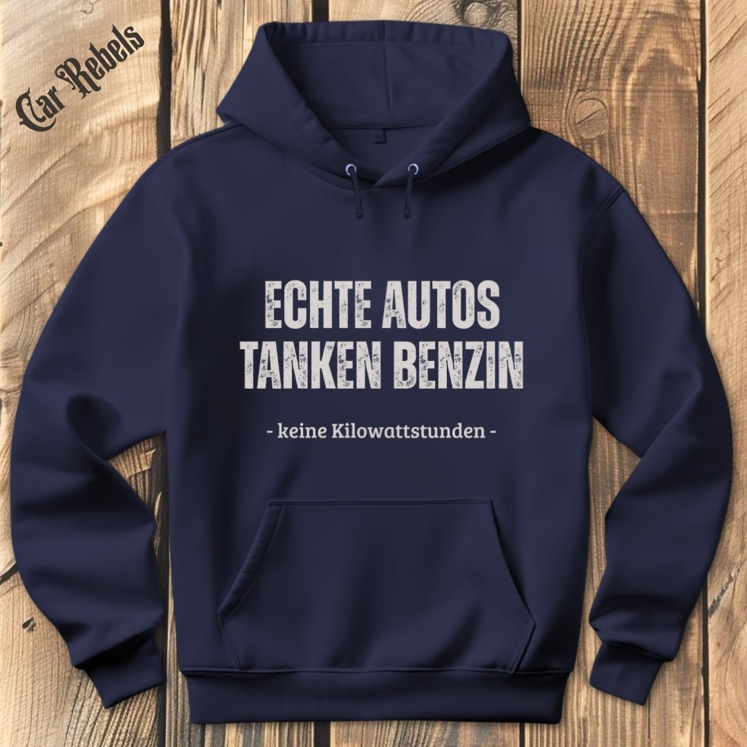 Echte Autos tanken Benzin | Hoodie - Car Rebels