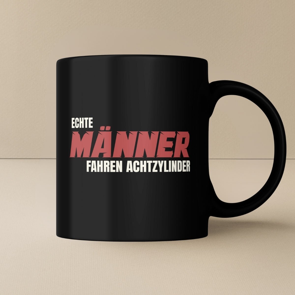 Echte Männer fahren Achtzylinder Tasse - Car Rebels