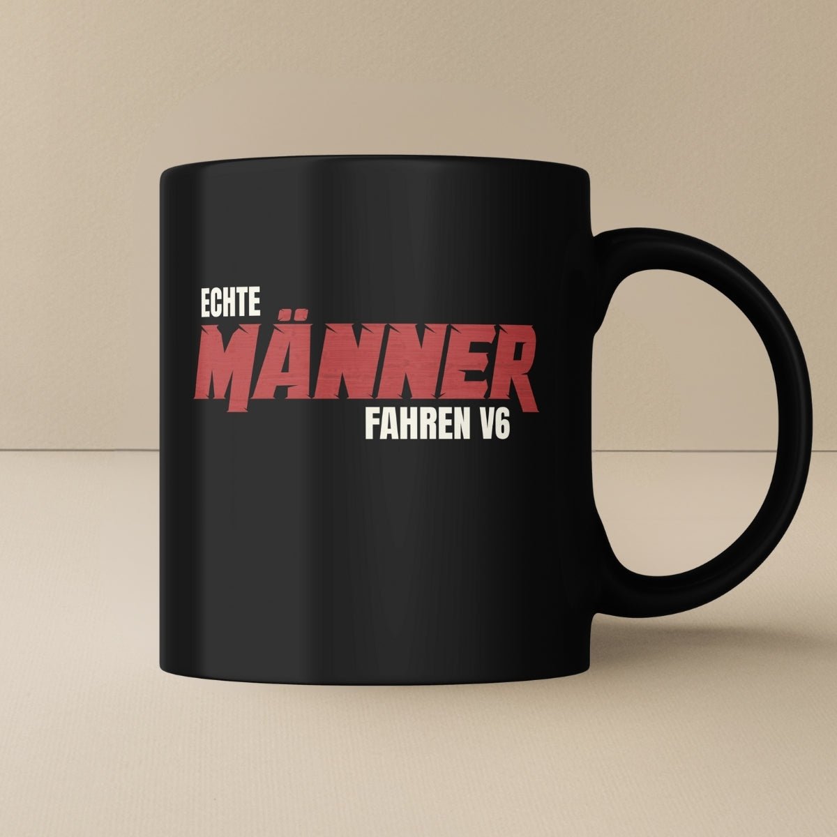 Echte Männer fahren V6 Tasse - Car Rebels