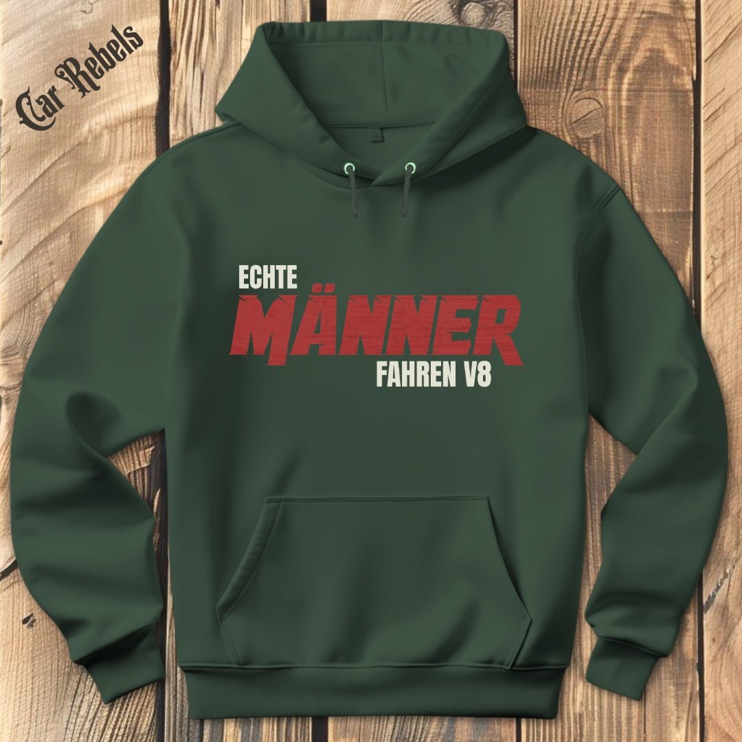 Echte Männer fahren V8 Hoodie - Car Rebels