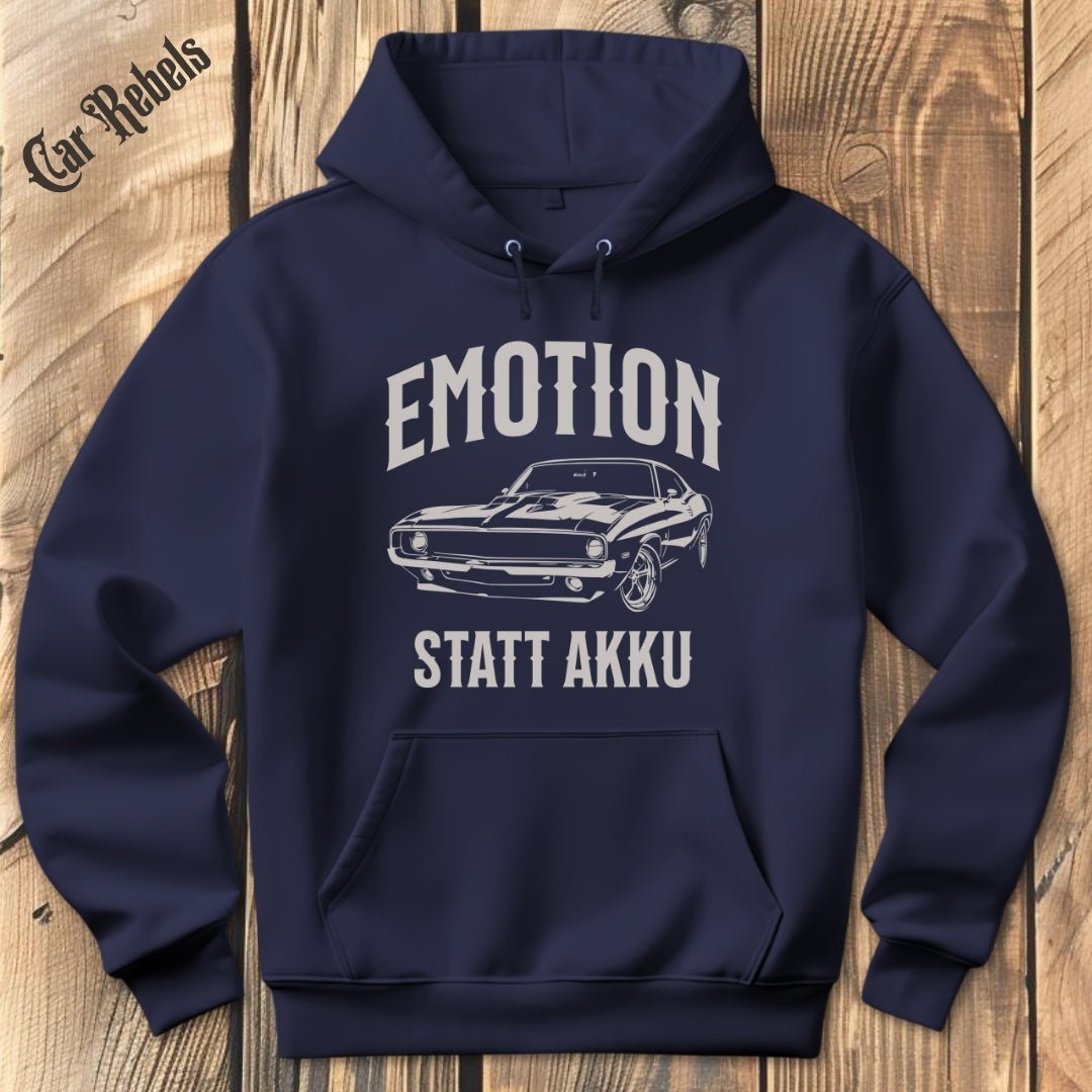 Emotion statt Akku Retro | Hoodie - Car Rebels