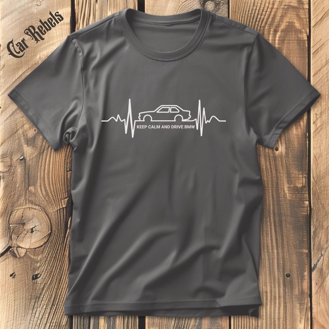 Herzschlag BMW T-Shirt - Car Rebels