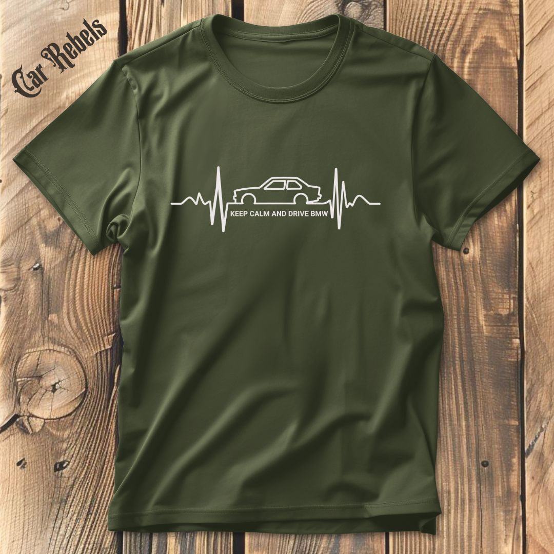 Herzschlag BMW T-Shirt - Car Rebels