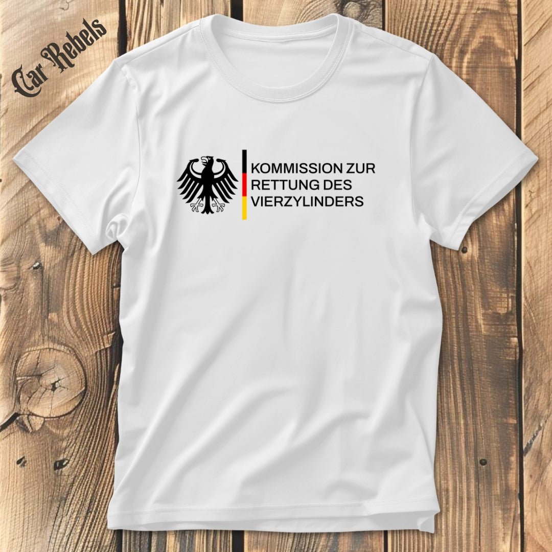 Kommission Rettung 4 Zylinder | Unisex T - Shirt - Car Rebels