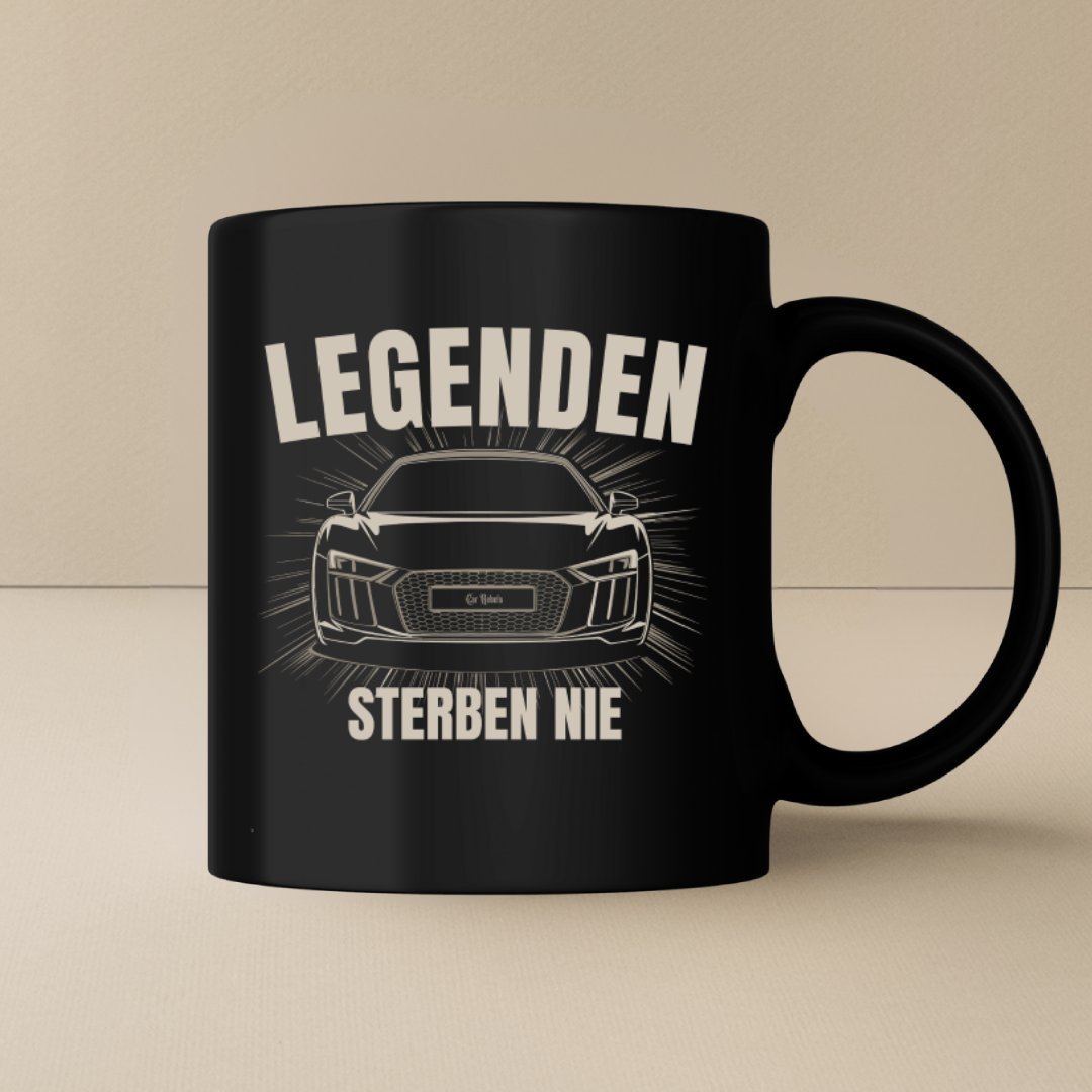 Legenden sterben nie Audi R8 4S Tasse - Car Rebels