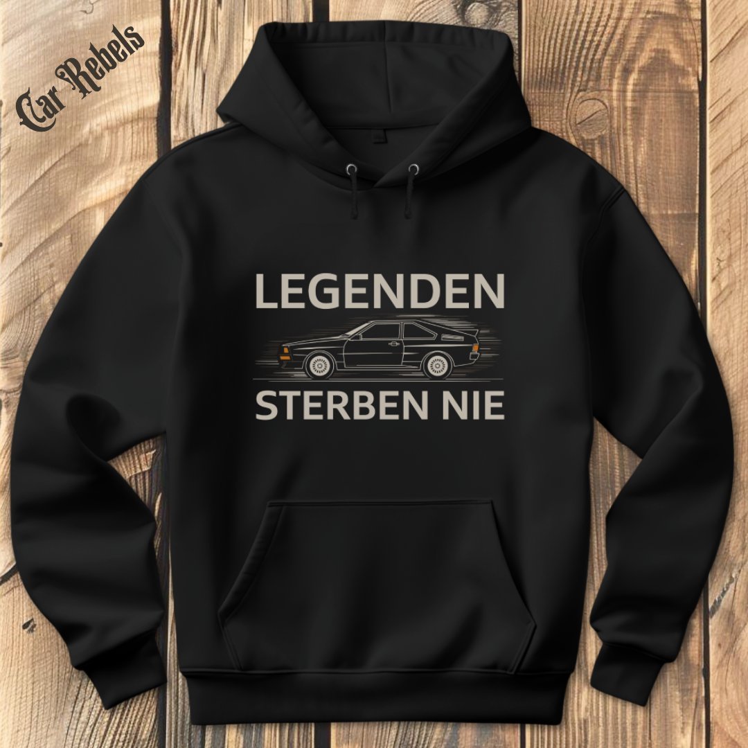 Legenden sterben nie Audi UrQuattro Hoodie - Car Rebels