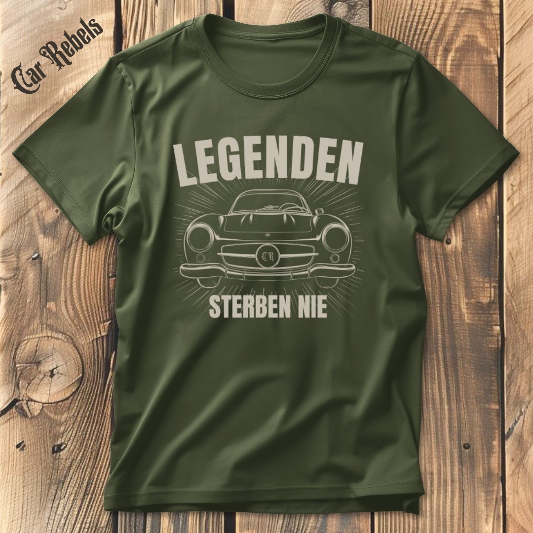 Legenden sterben nie Mercedes 300SL T-Shirt - Car Rebels