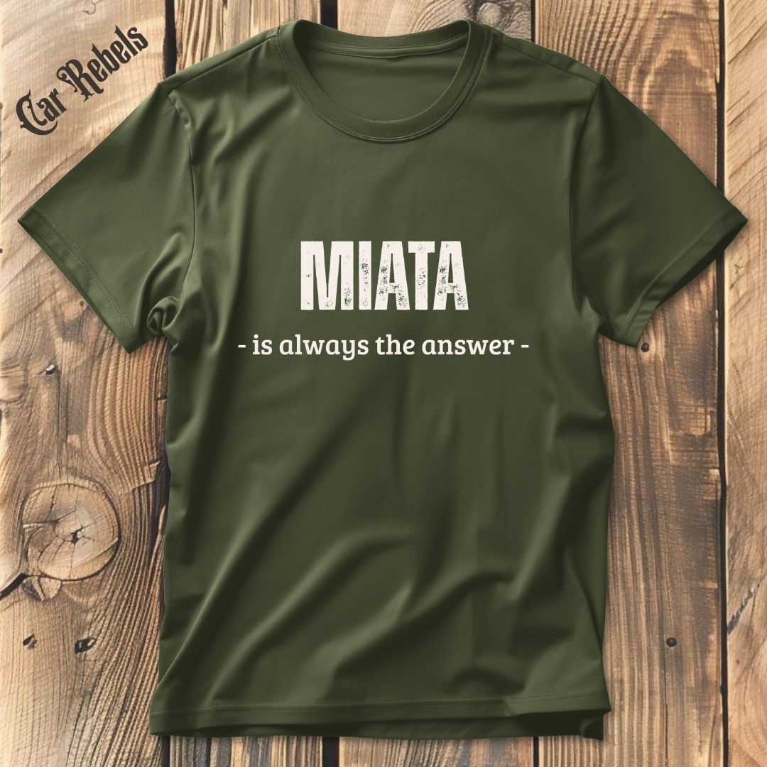 Miata Answer T-Shirt - Car Rebels