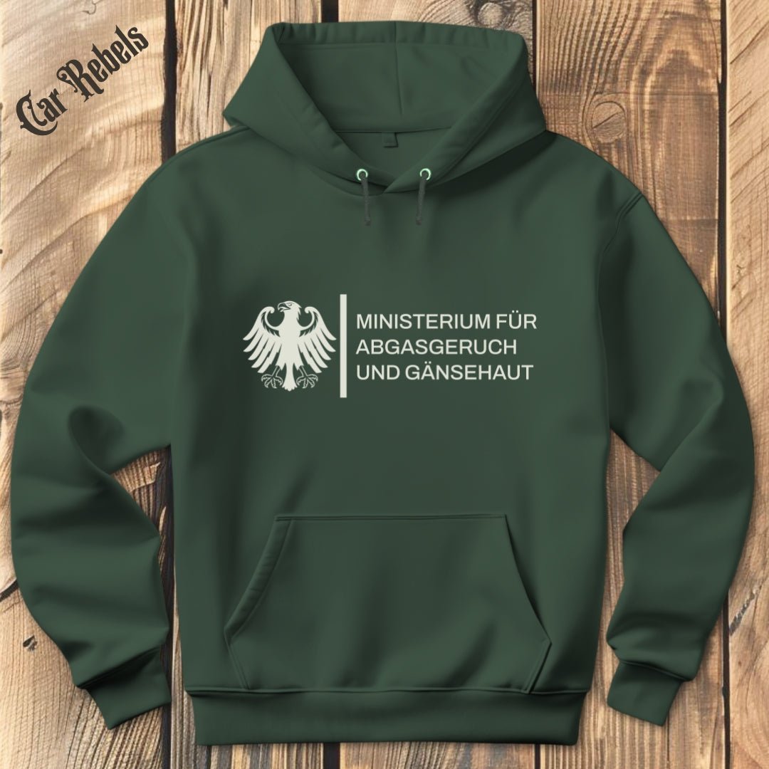 Ministerium Abgasgeruch | Hoodie - Car Rebels