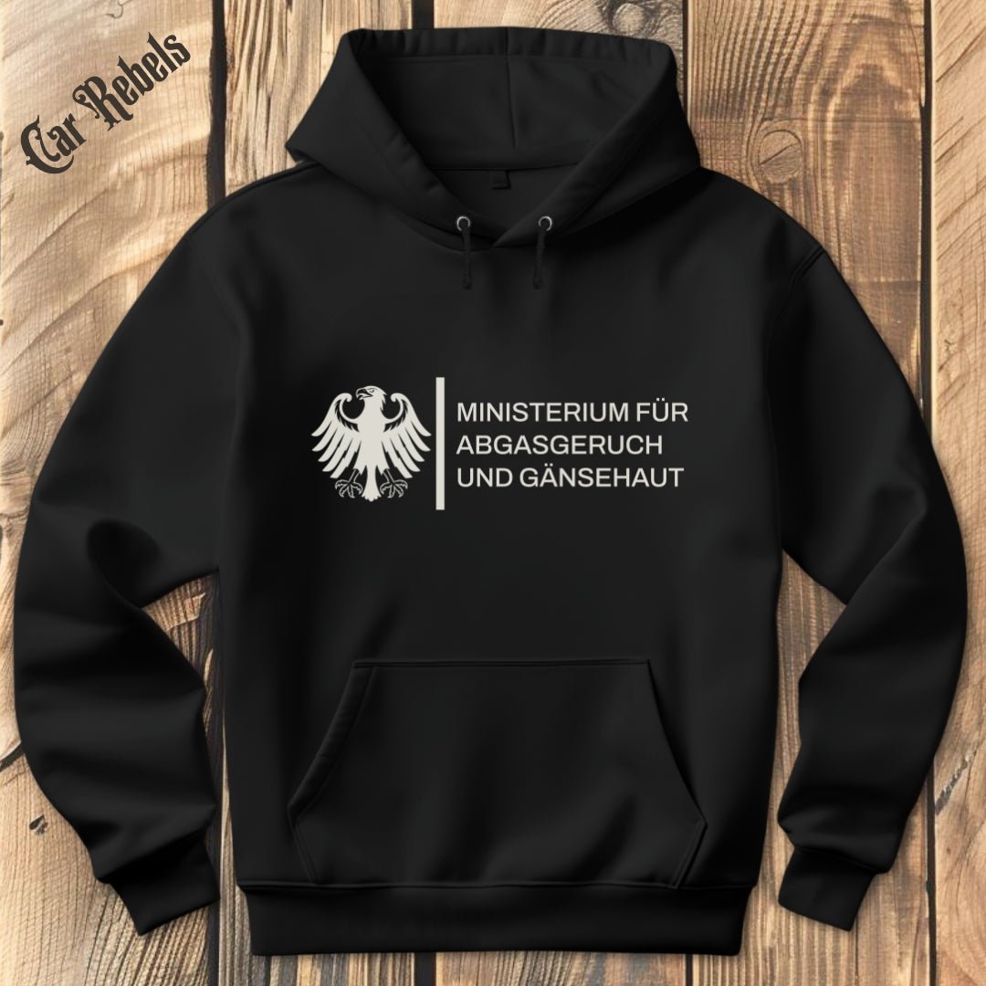 Ministerium Abgasgeruch | Hoodie - Car Rebels