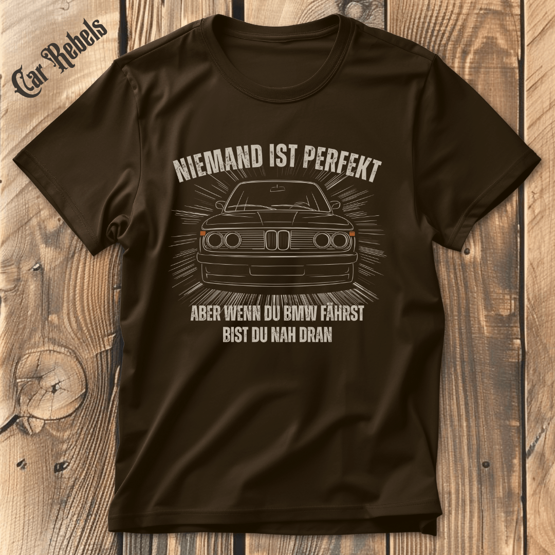 Niemand ist perfekt BMW Classic e3 T-Shirt - Car Rebels