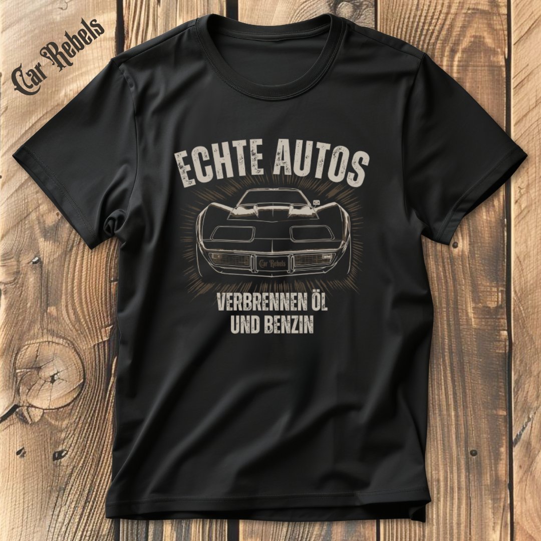 Öl und Benzin Corvette C3 T-Shirt - Car Rebels