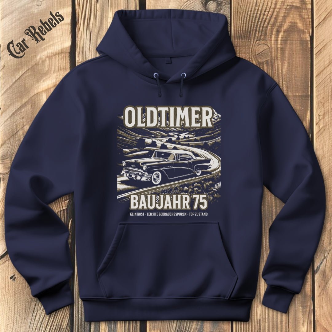 Oldtimer 75 Geburtstag Hoodie - Car Rebels