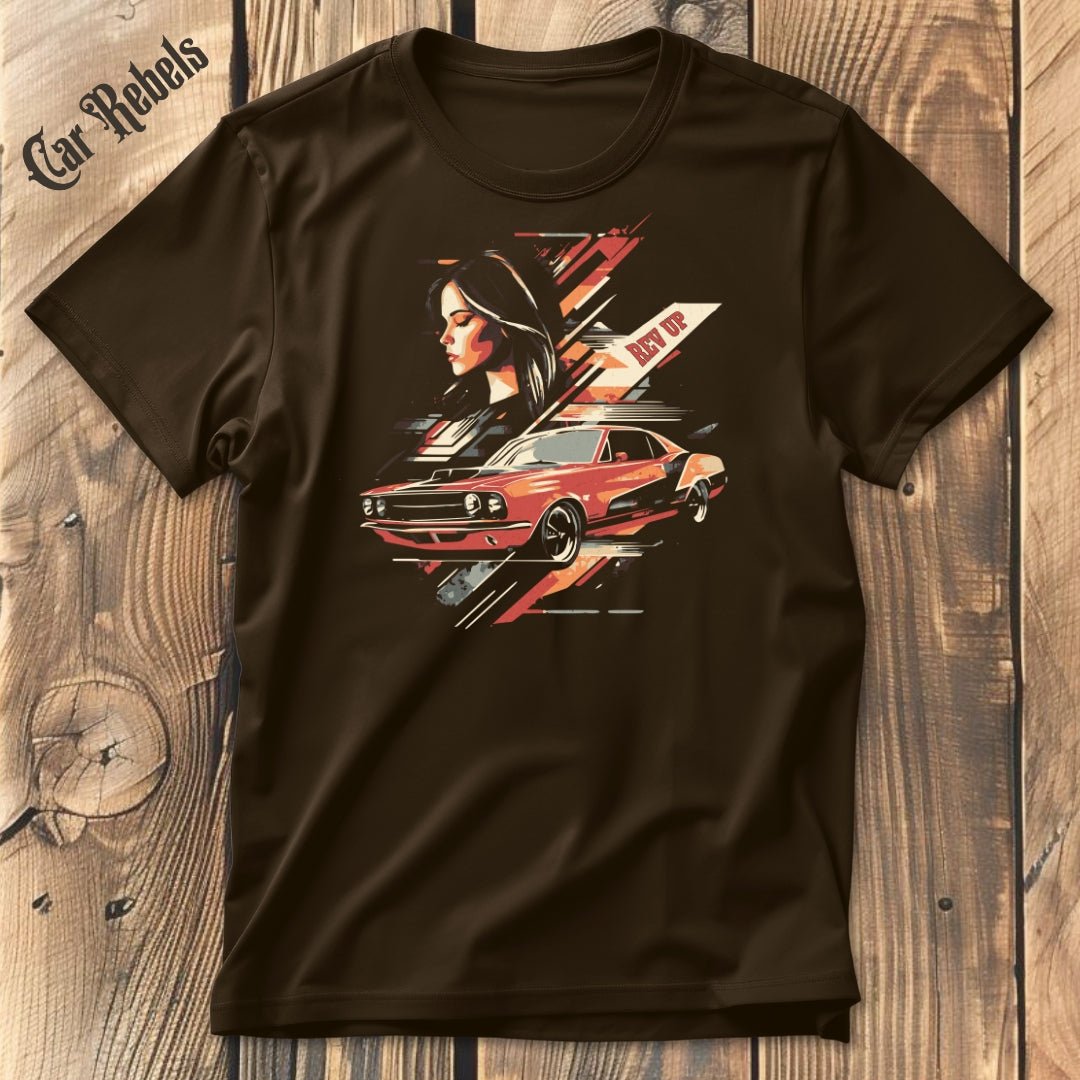 Rev Up Retro | Unisex T - Shirt - Car Rebels