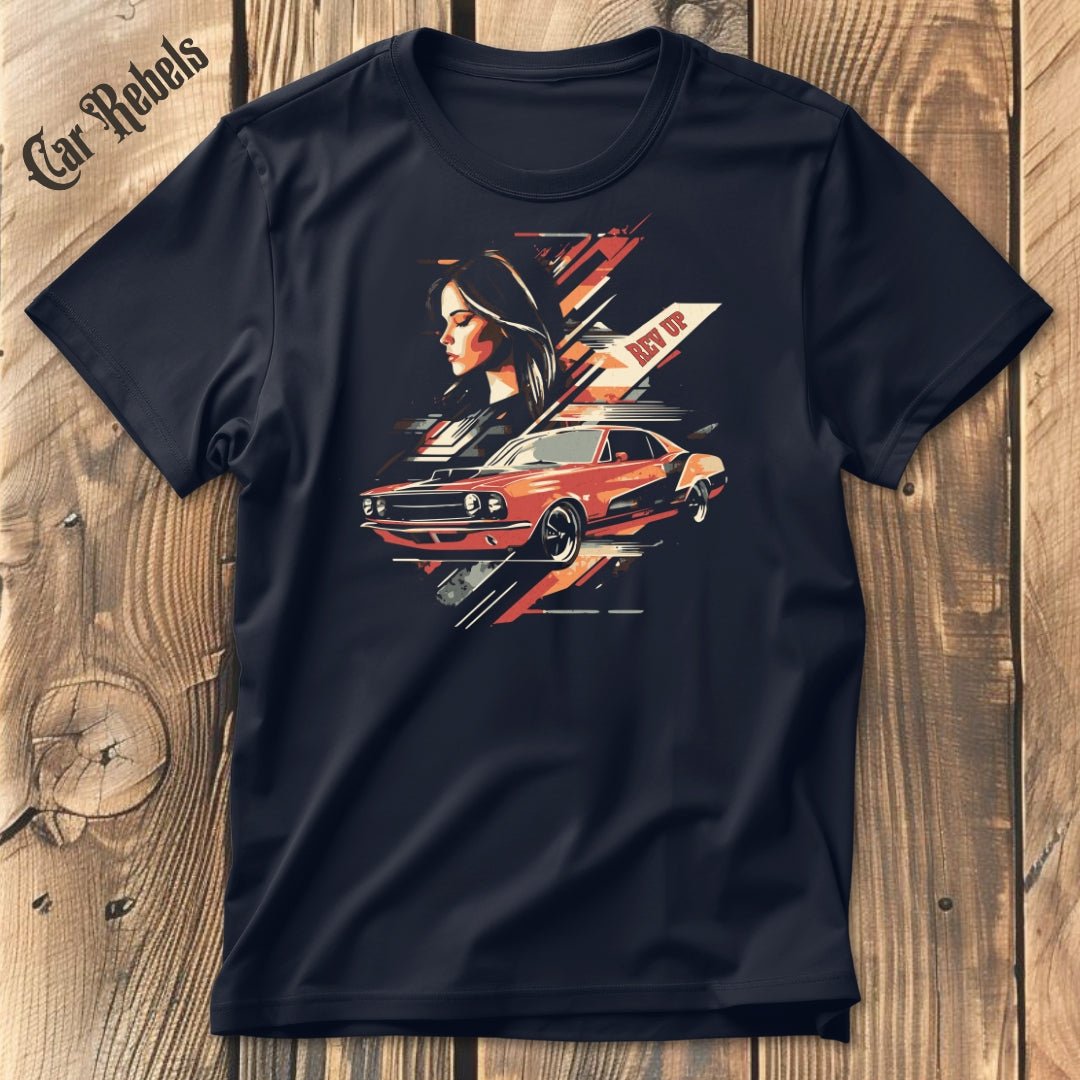 Rev Up Retro | Unisex T - Shirt - Car Rebels