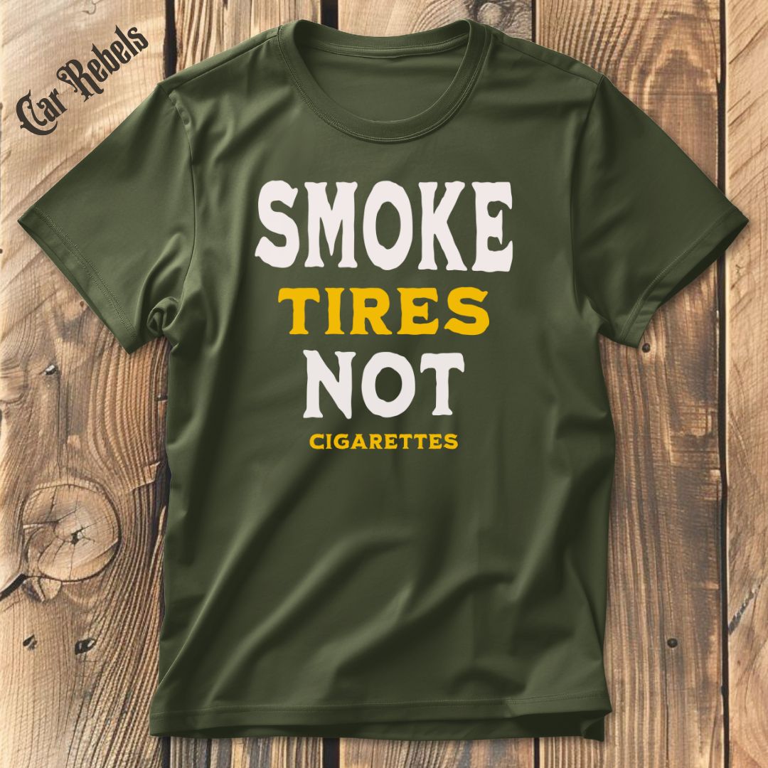 Smoke Tires T-Shirt - Car Rebels