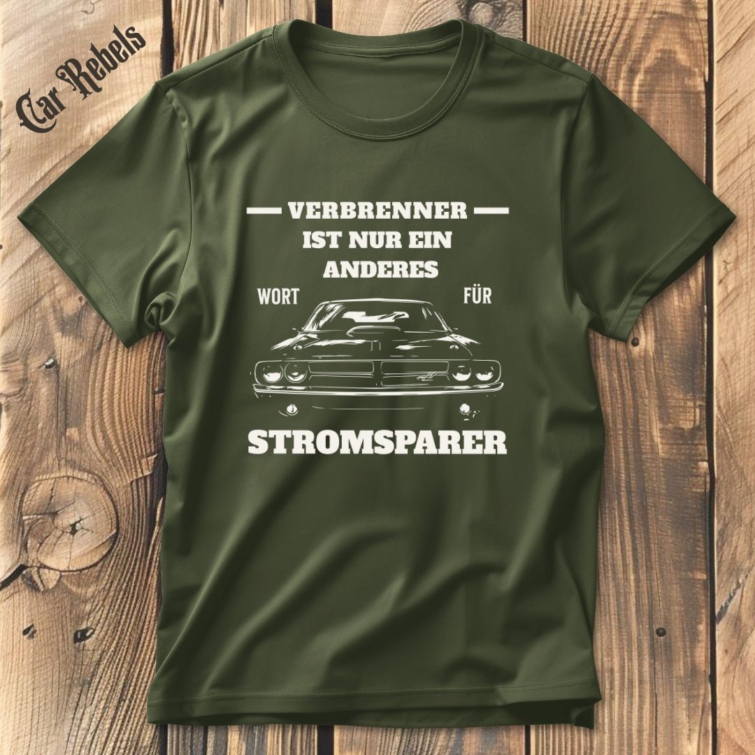 Stromsparer T-Shirt - Car Rebels