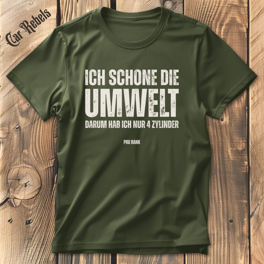 Umweltschonung Grunge V8 | Unisex T - Shirt - Car Rebels