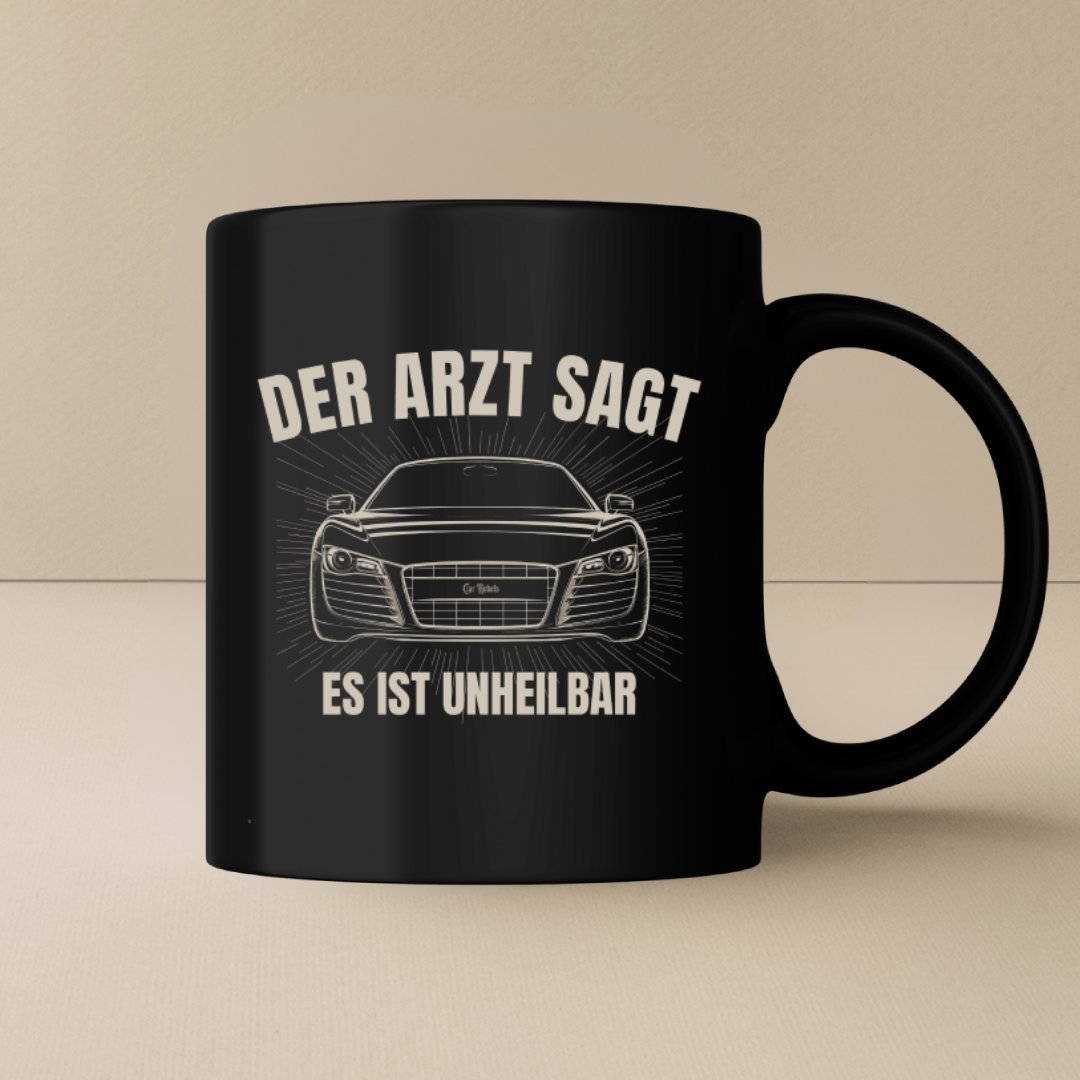 Unheilbar Audi R8 42 Tasse - Car Rebels