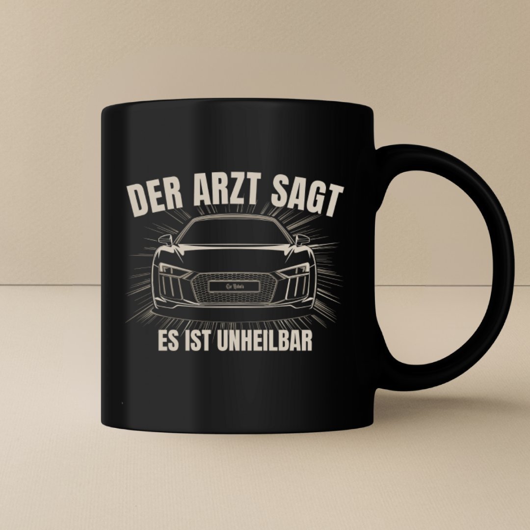 Unheilbar Audi R8 4S Tasse - Car Rebels