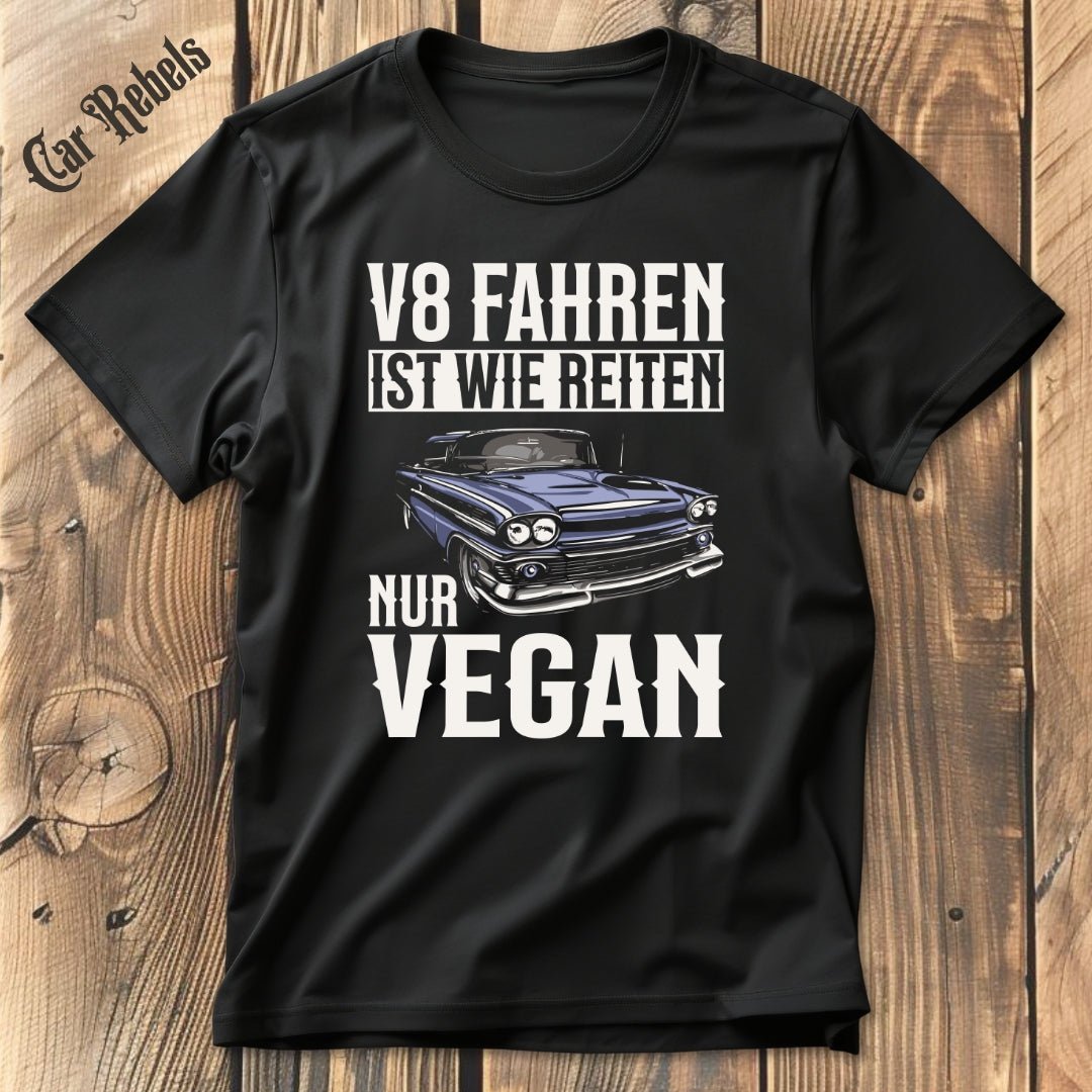 V8 Veganer | Unisex T - Shirt - Car Rebels