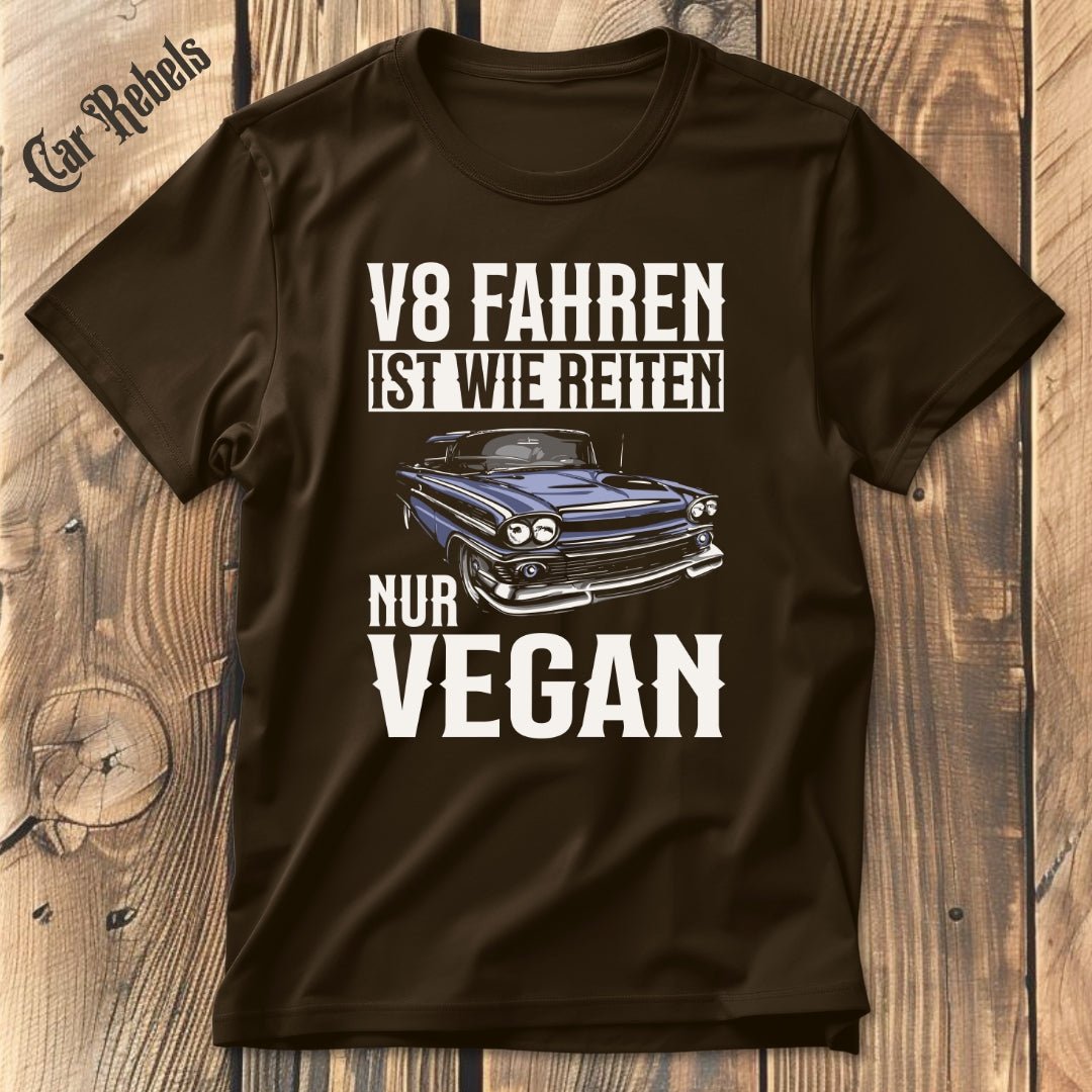 V8 Veganer | Unisex T - Shirt - Car Rebels