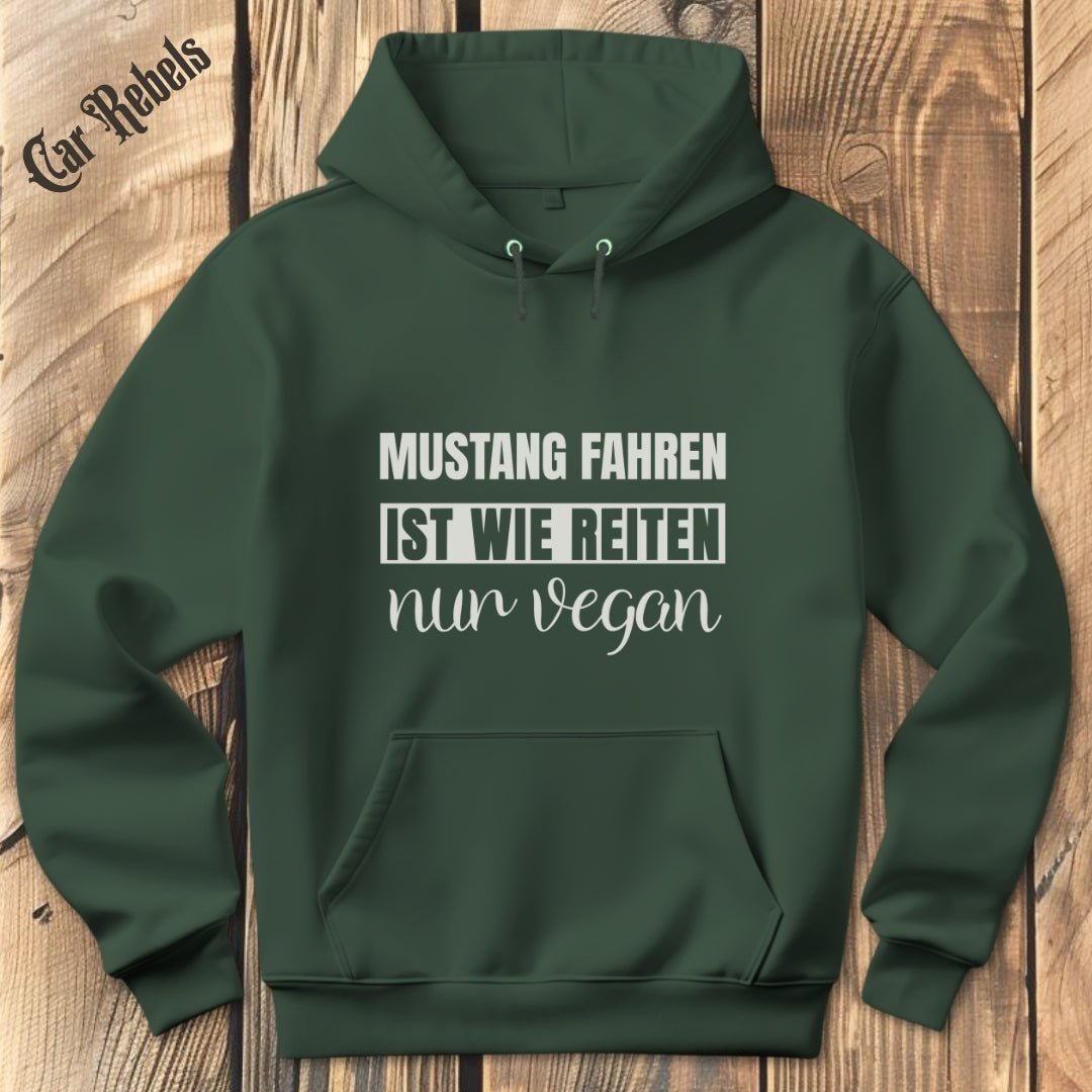 Veganer Mustang Hoodie - Car Rebels