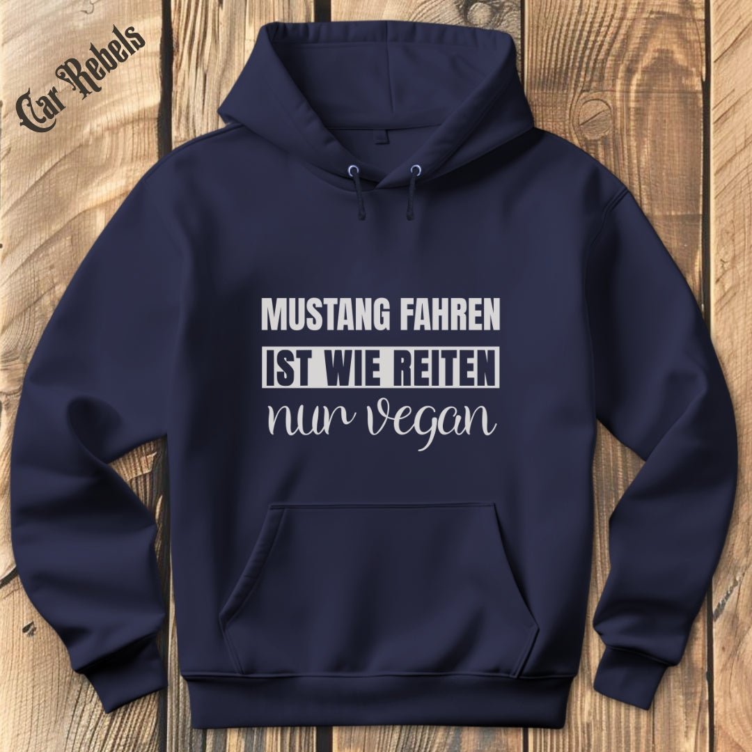 Veganer Mustang Hoodie - Car Rebels