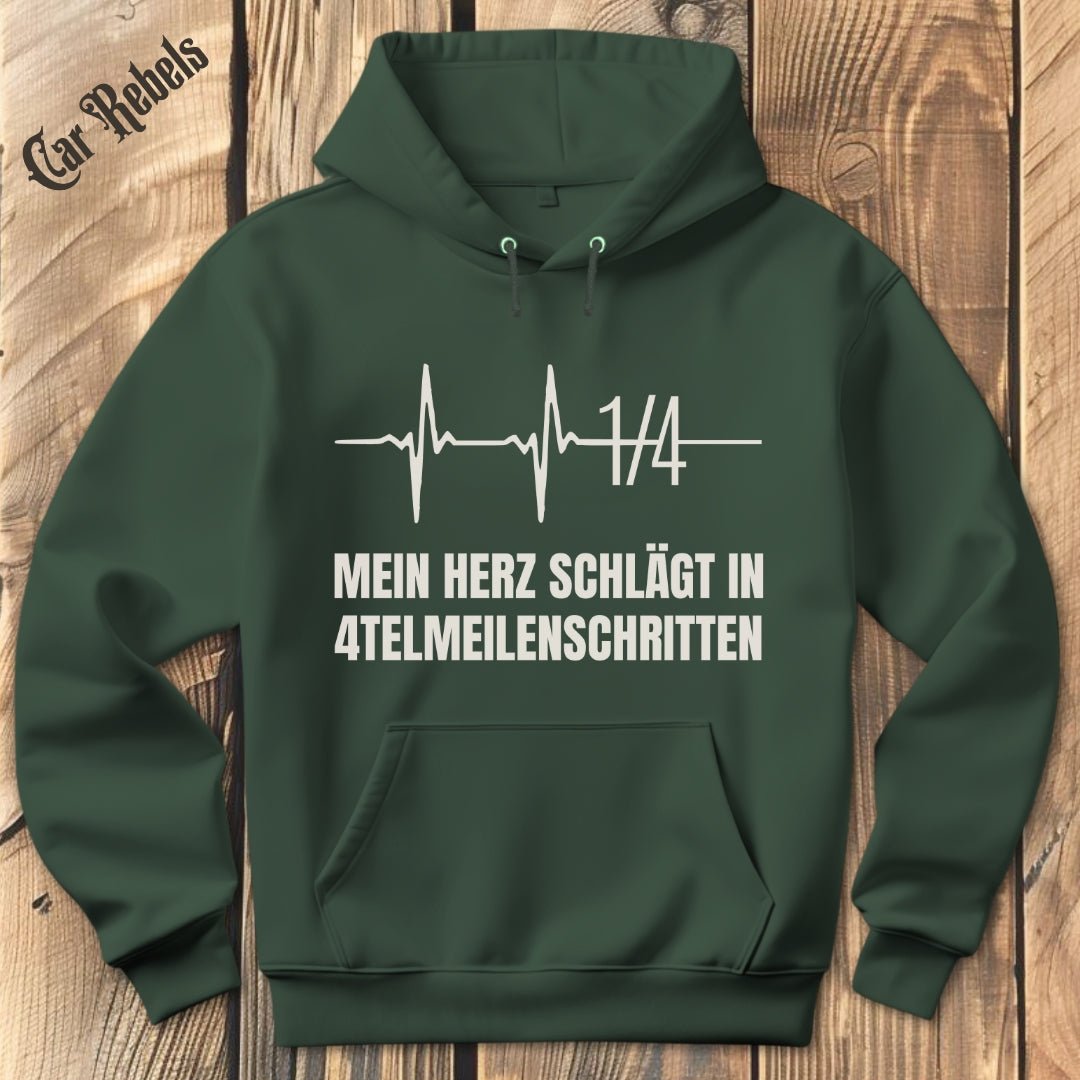 Viertelmeilenschritten Hoodie - Car Rebels