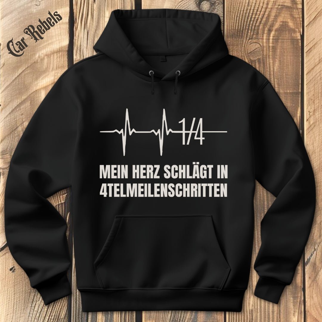Viertelmeilenschritten Hoodie - Car Rebels