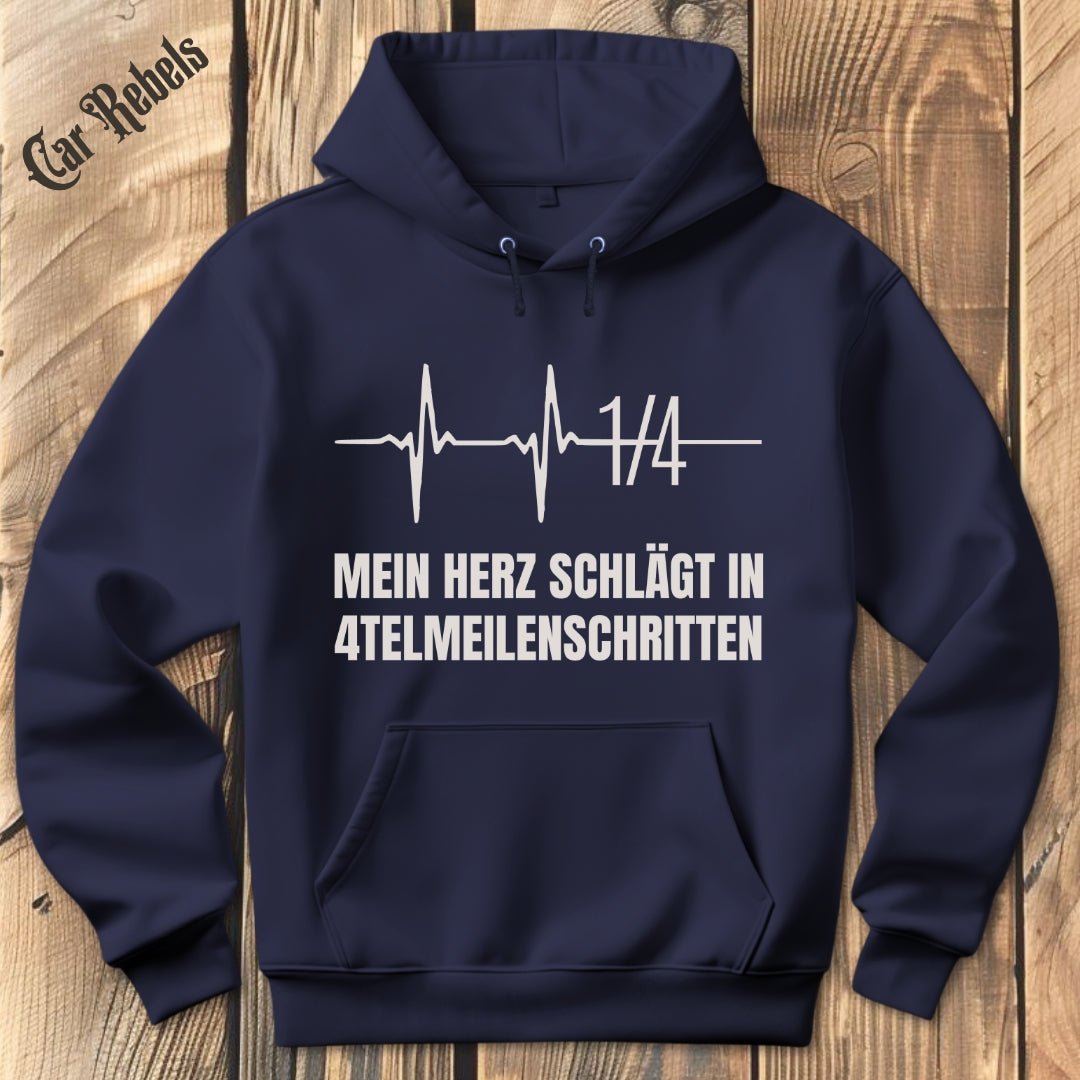 Viertelmeilenschritten Hoodie - Car Rebels