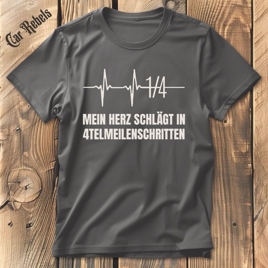 Viertelmeilenschritten T-Shirt - Car Rebels