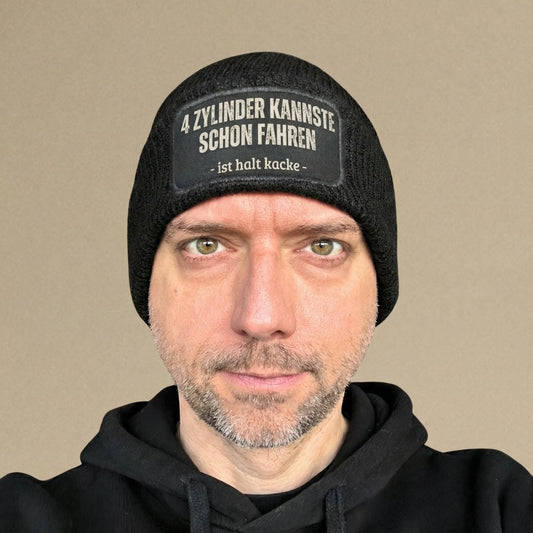 4 Zylinder Kacke Beanie - Car Rebels