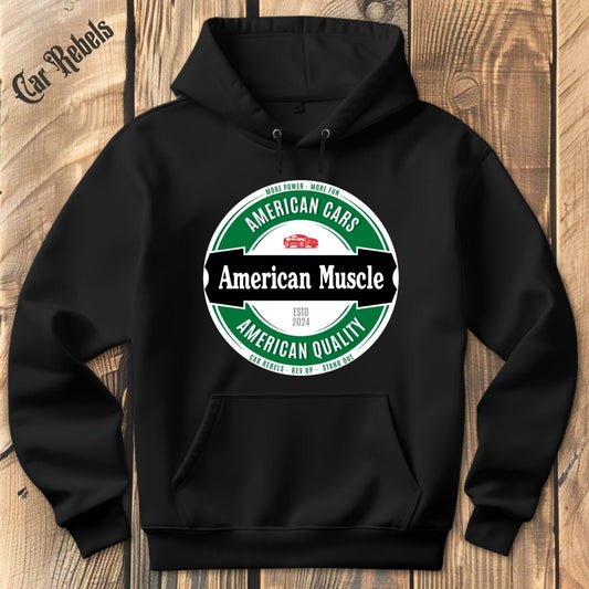 American Muscle More Power | Hoodie - Car Rebels