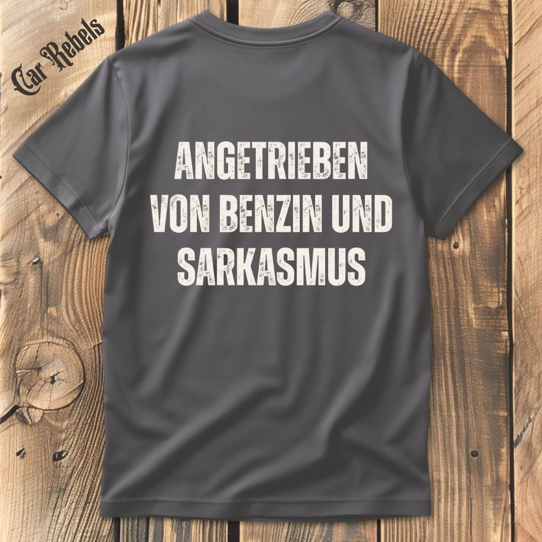 Angetrieben T-Shirt Backprint - Car Rebels
