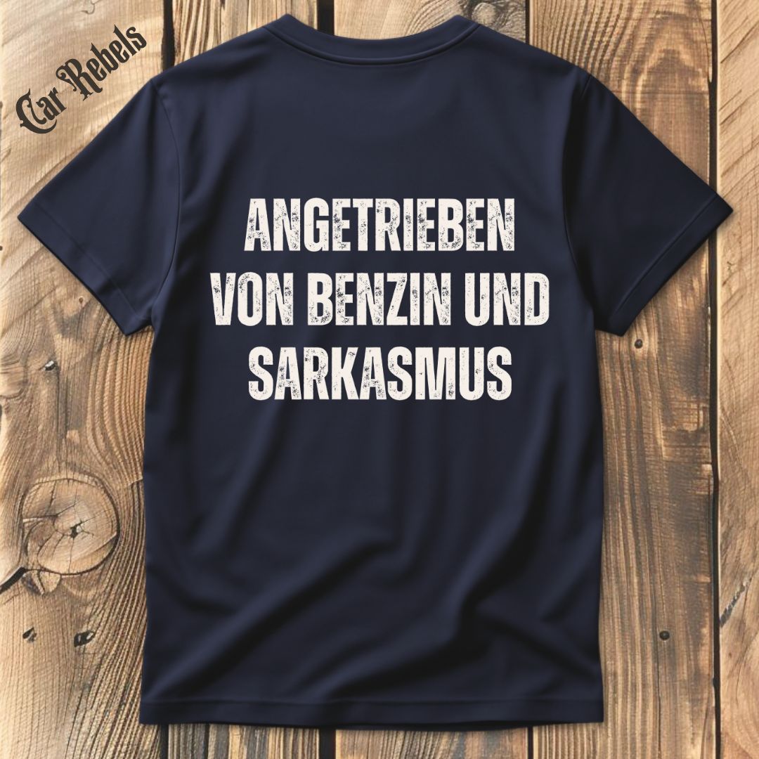 Angetrieben T-Shirt Backprint - Car Rebels