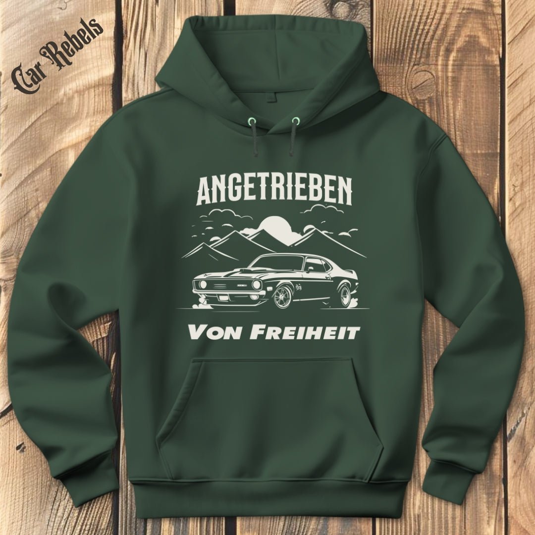 Angetrieben von Freiheit Hoodie - Car Rebels