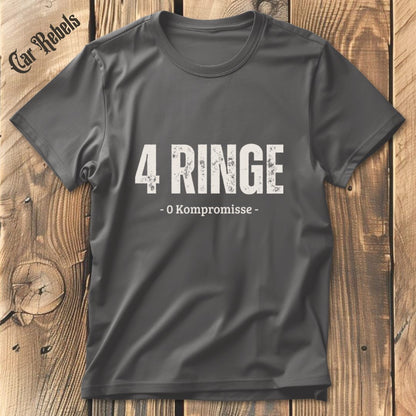 Audi 4 Ringe T-Shirt - Car Rebels
