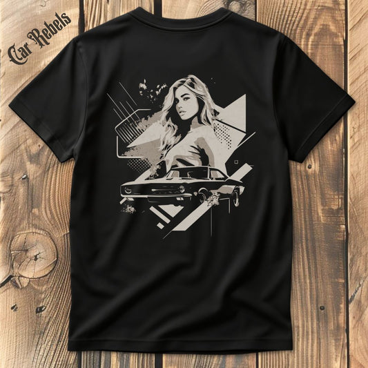 Augenkontakt Grunge T-Shirt Backprint - Car Rebels