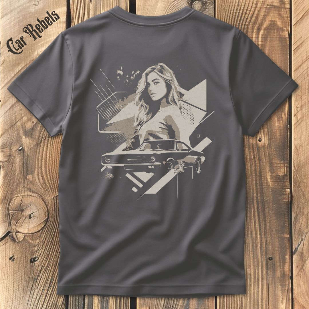 Augenkontakt Grunge T-Shirt Backprint - Car Rebels